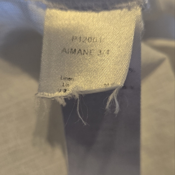 Vintage Anne Fontaine Paris Aimane Linen Blend Blouse - Picture 4 of 5